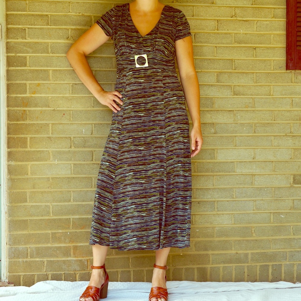 Dark army green dress